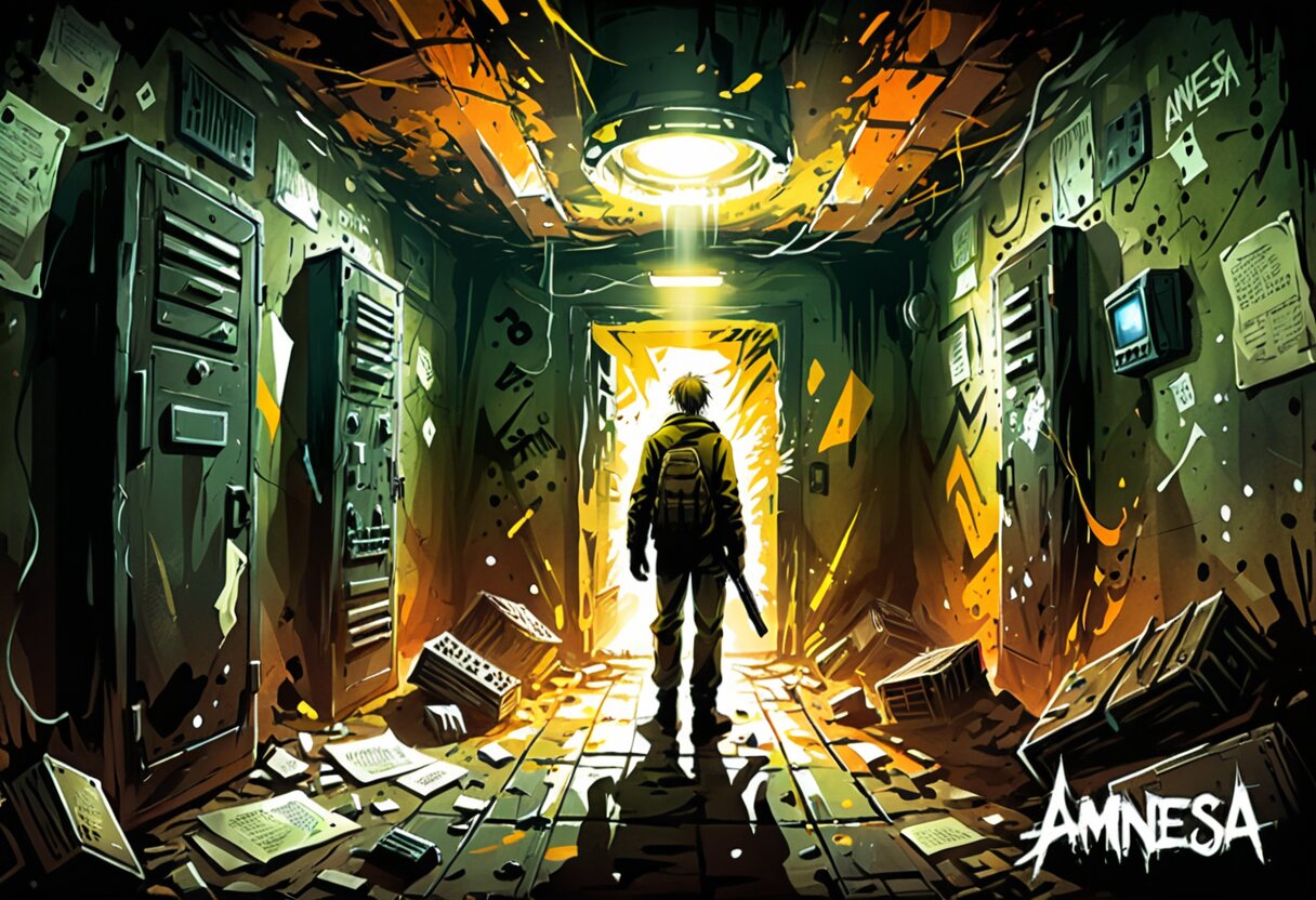 Fan-art of Amnesia: The Bunker