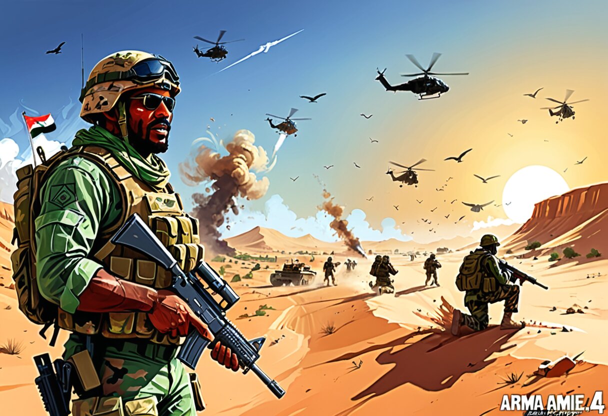 Fan-art of Arma 3 Creator DLC: Western Sahara