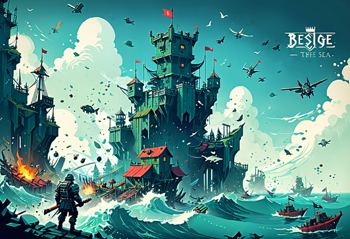 Fan-art of Besiege: The Splintered Sea