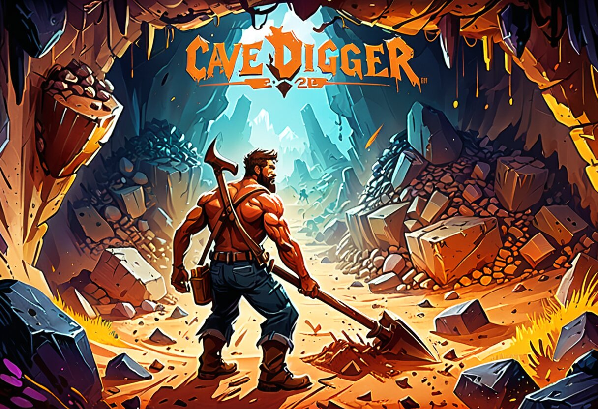 Fan-art of Cave Digger 2 Dig Harder