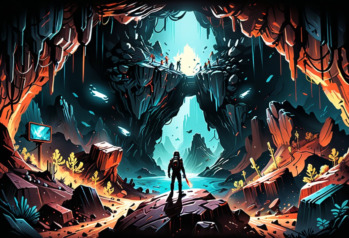 Fan-art of Colossal Cave VR