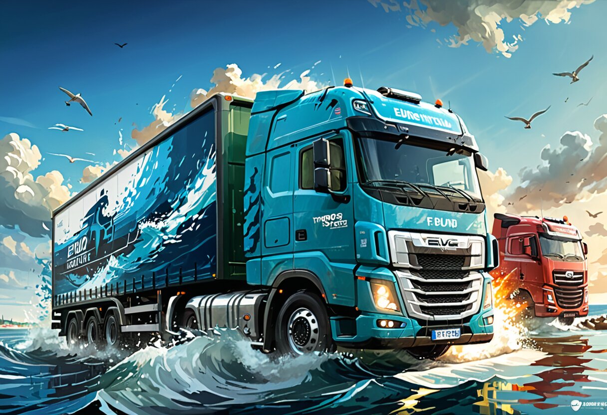 Fan-art of Euro Truck Simulator 2 - Beyond the Baltic Sea