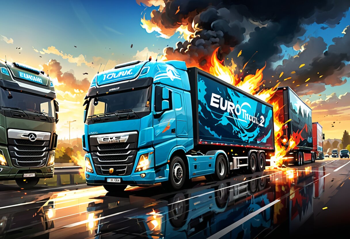 Fan-art of Euro Truck Simulator 2 - Going East!
