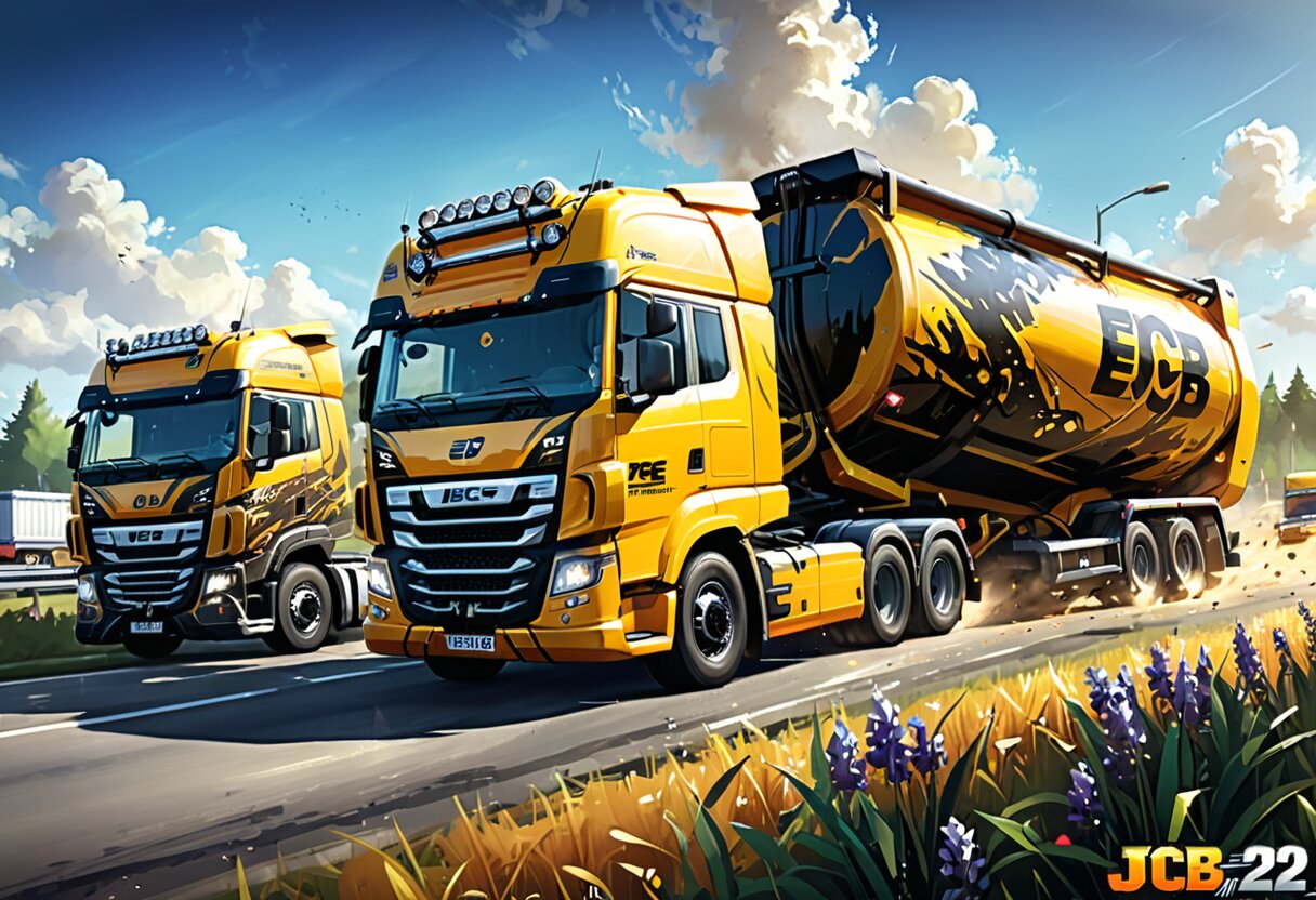 Fan-art of Euro Truck Simulator 2 - JCB Equipment Pack