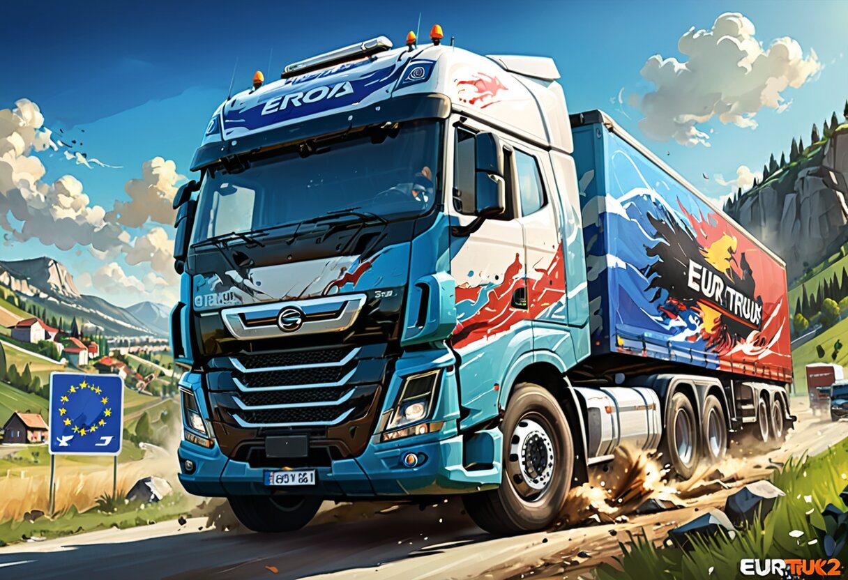 Fan-art of Euro Truck Simulator 2 - West Balkans