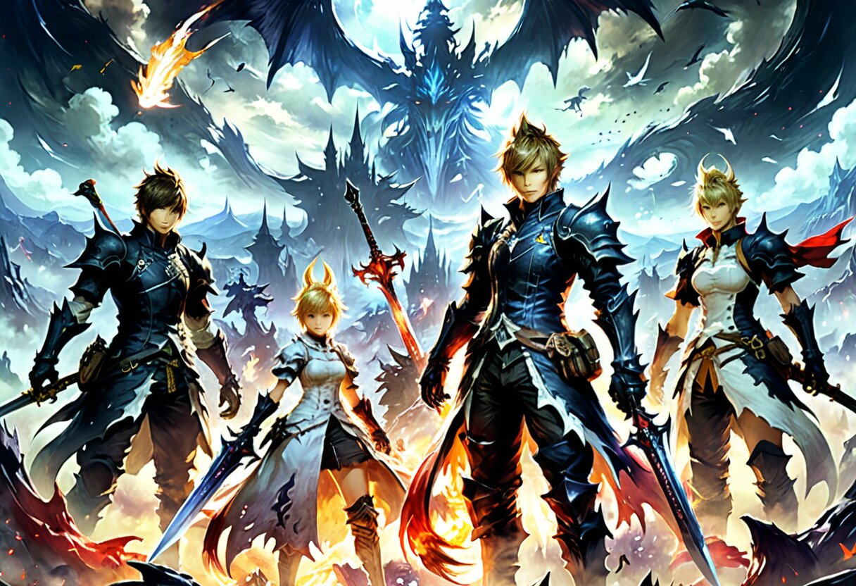 Fan-art of FINAL FANTASY XIV Online