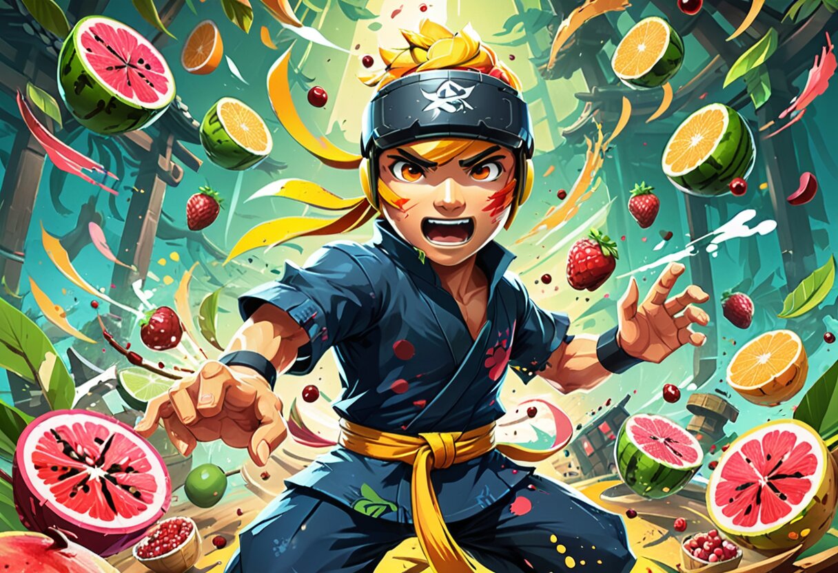 Fan-art of Fruit Ninja VR