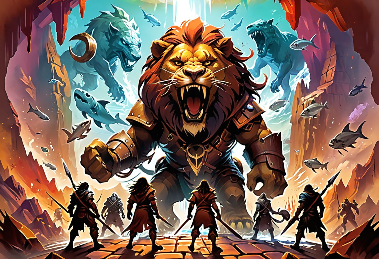 Fan-art of Gloomhaven - Jaws of the Lion