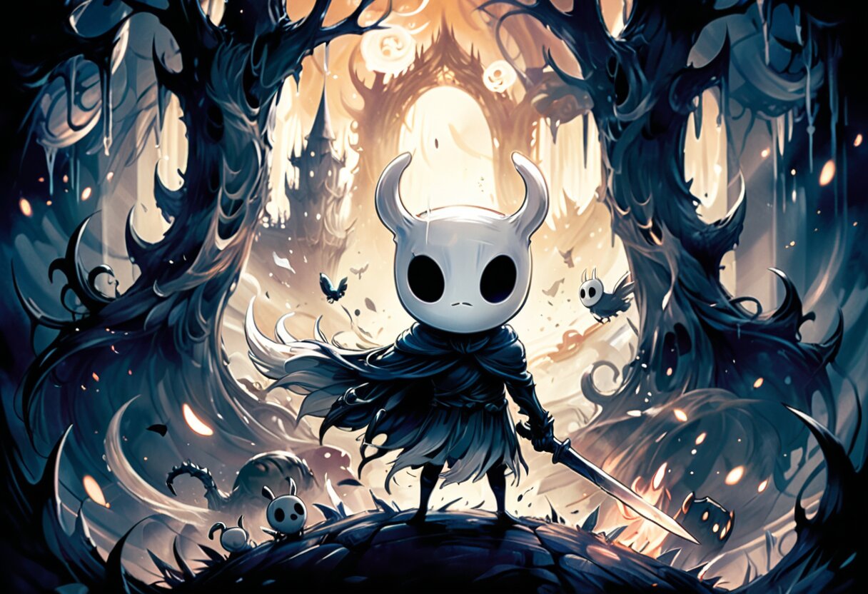 Fan-art of Hollow Knight