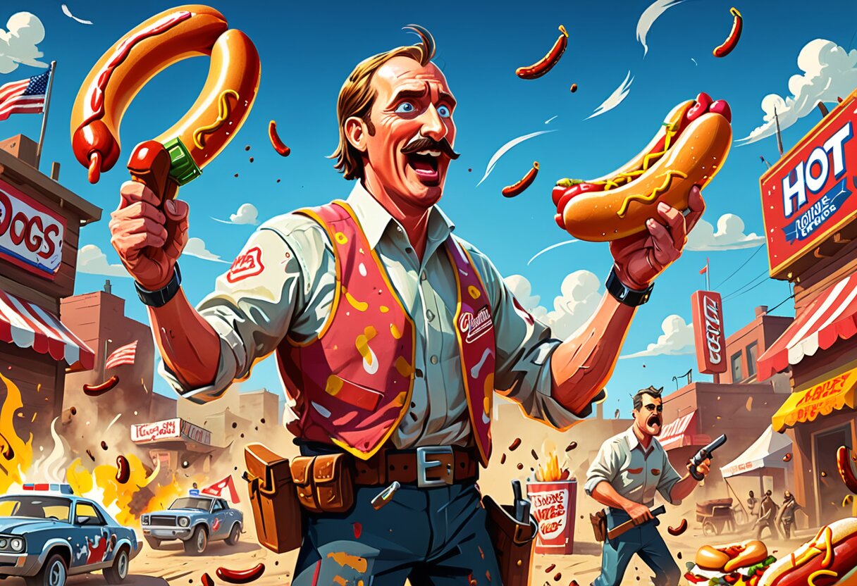 Fan-art of Hot Dogs, Horseshoes & Hand Grenades