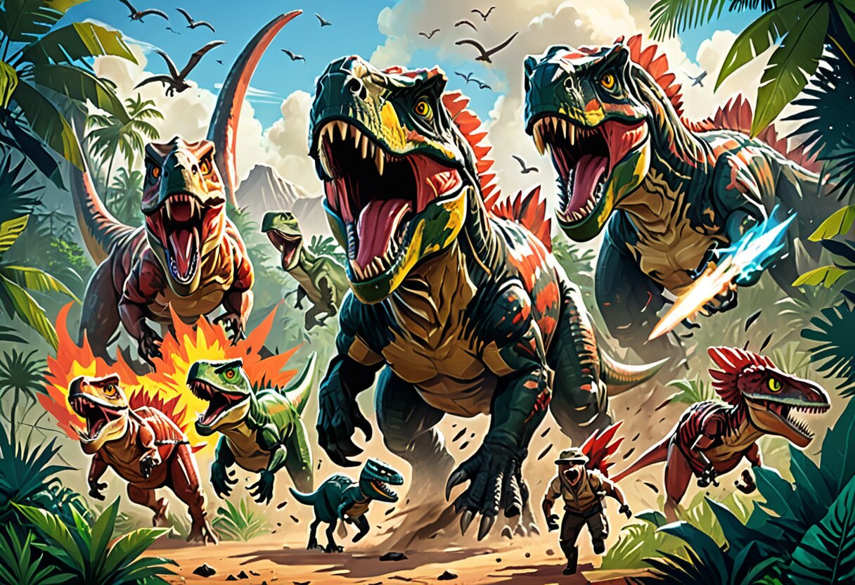 Fan-art of Jurassic World Evolution 2: Cretaceous Predator Pack