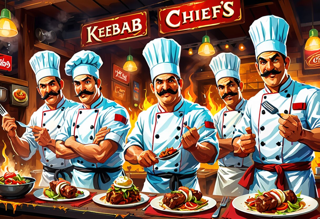 Fan-art of Kebab Chefs! - Restaurant Simulator