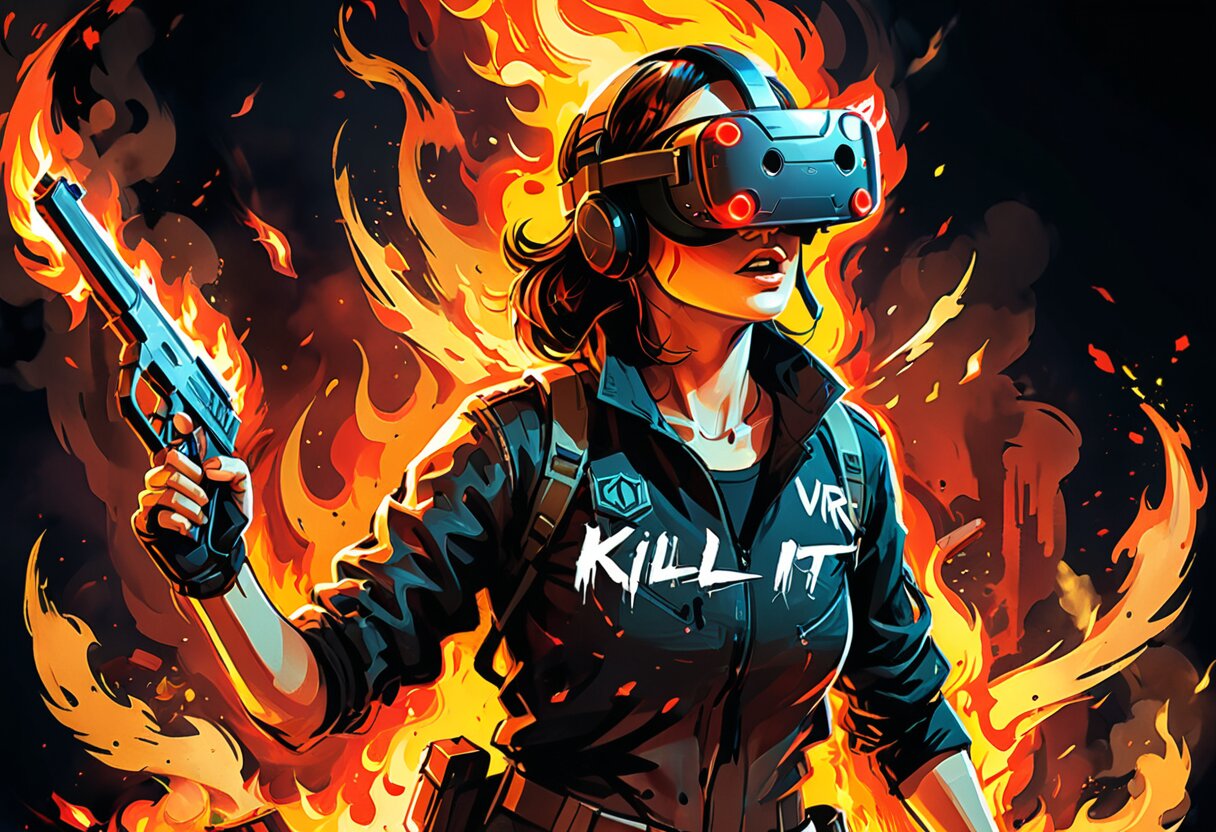 Fan-art of Kill It With Fire VR