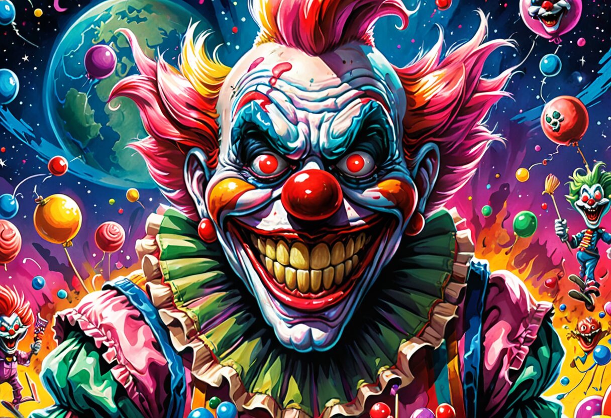 Fan-art of Killer Klowns from Outer Space: The Game