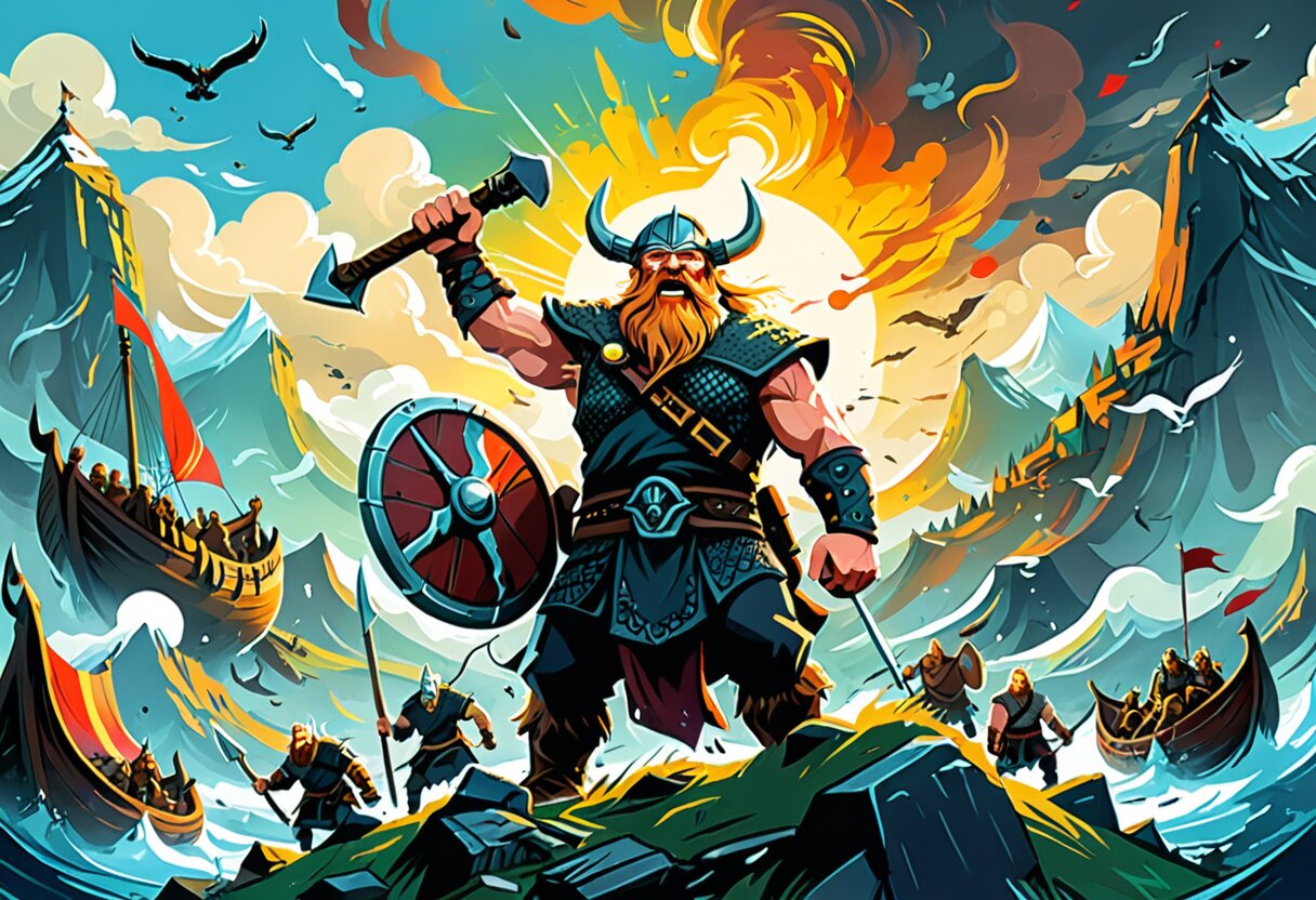 Fan-art of Land of the Vikings