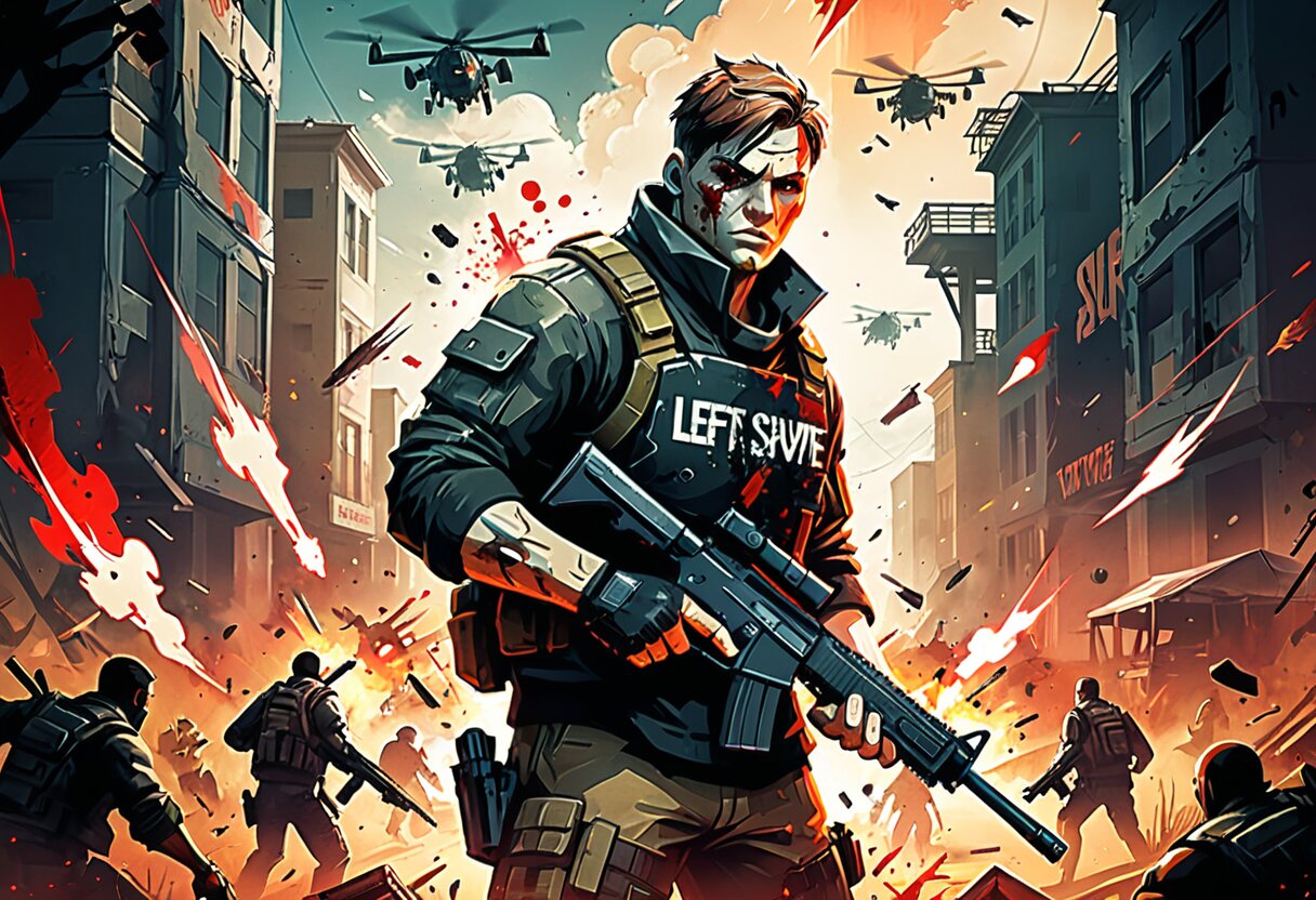 Fan-art of Left to Survive: Shooter PVP