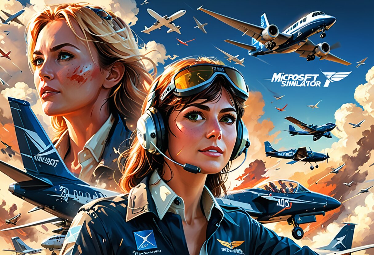 Fan-art of Microsoft Flight Simulator 40th Anniversary Edition