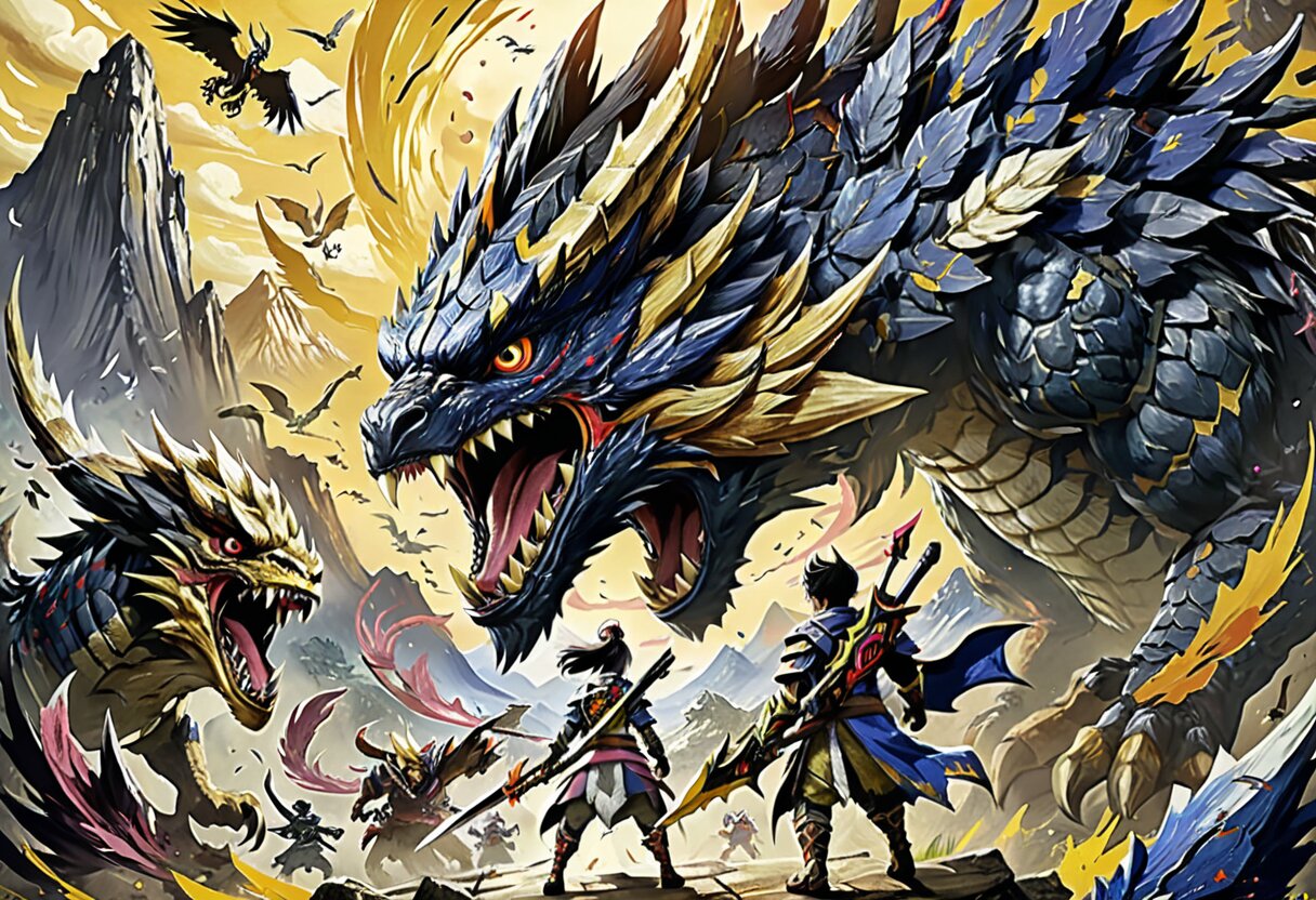 Fan-art of MONSTER HUNTER RISE