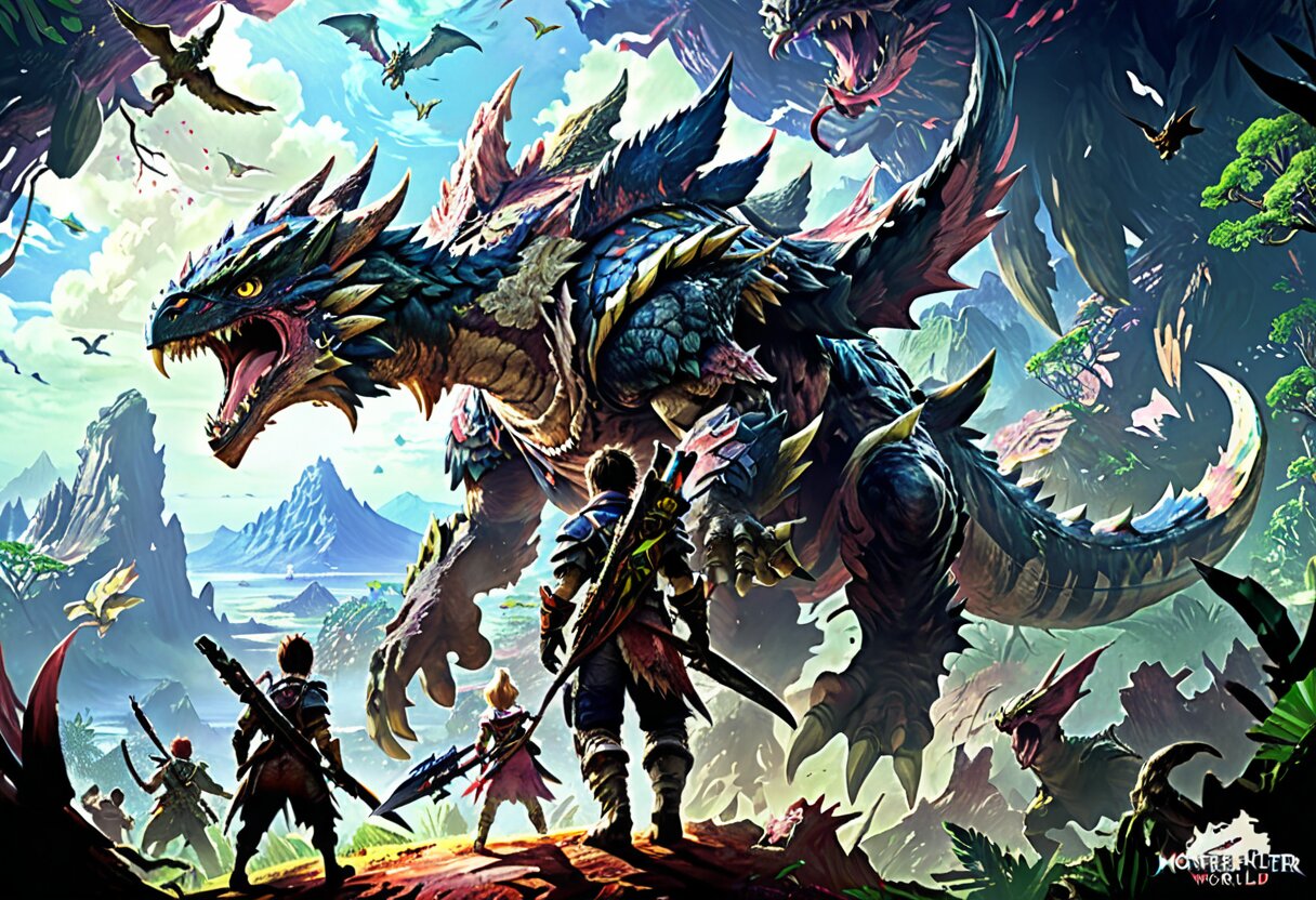 Fan-art of Monster Hunter: World