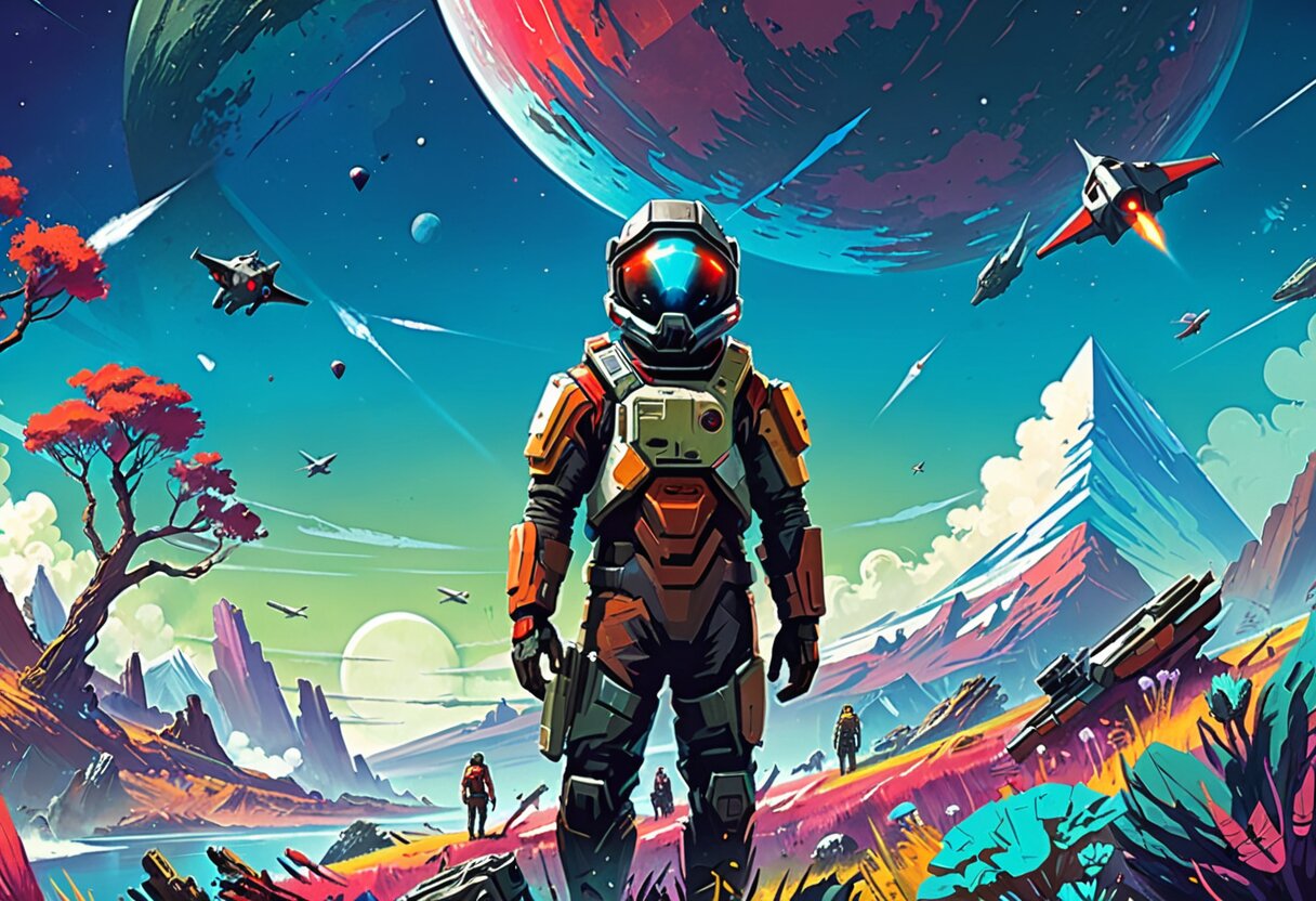 Fan-art of No Man's Sky