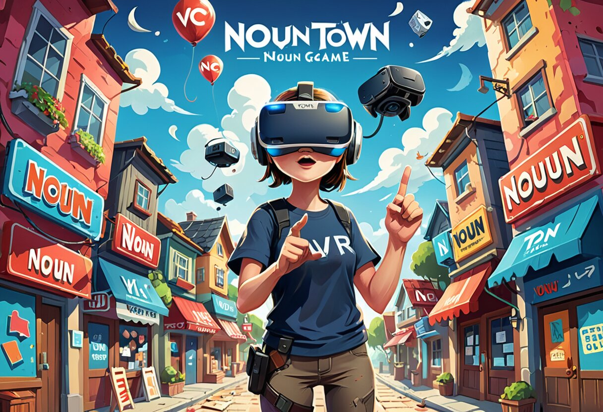 Fan-art of Noun Town: VR Language Learning