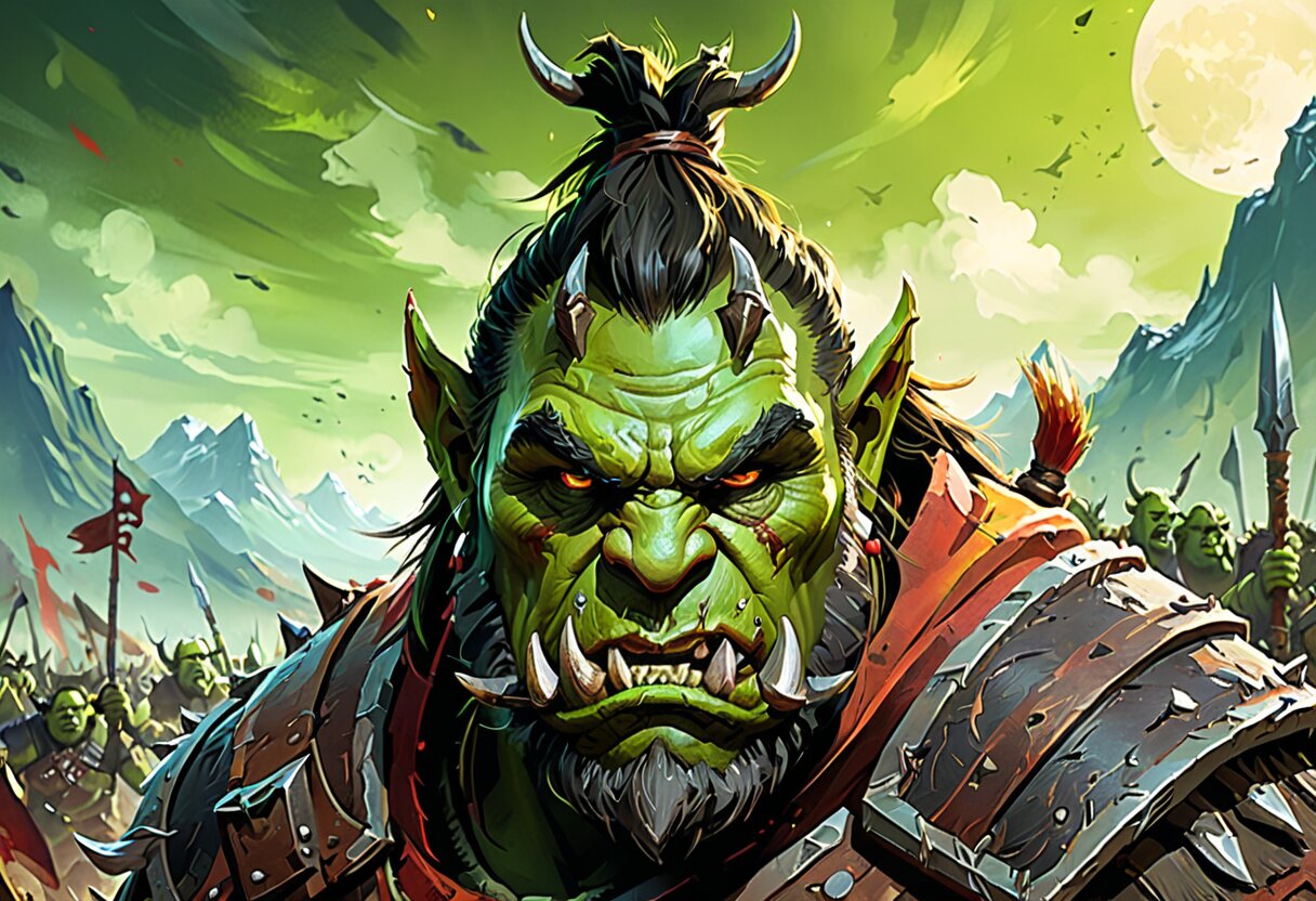 Fan-art of Orc Warchief: Prologue