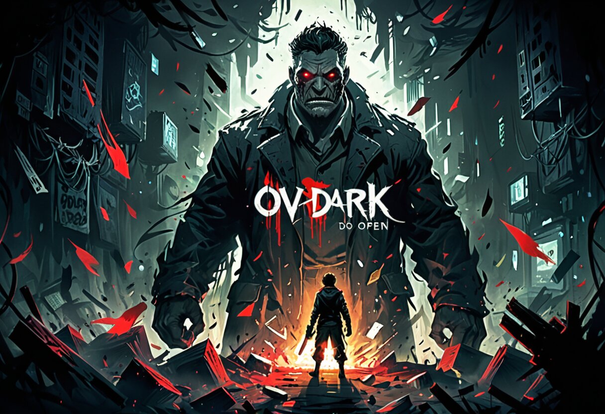 Fan-art of OVRDARK: a Do Not Open story