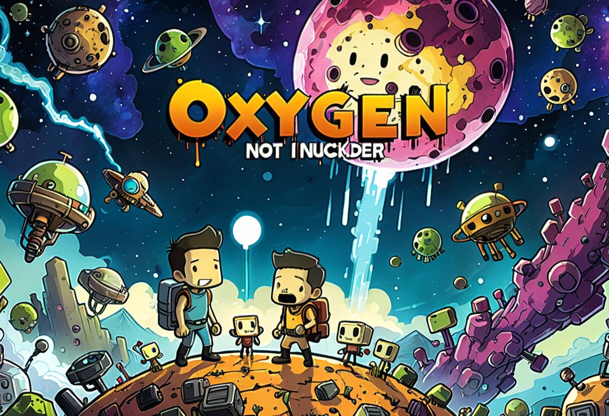 Fan-art of Oxygen Not Included - Spaced Out!