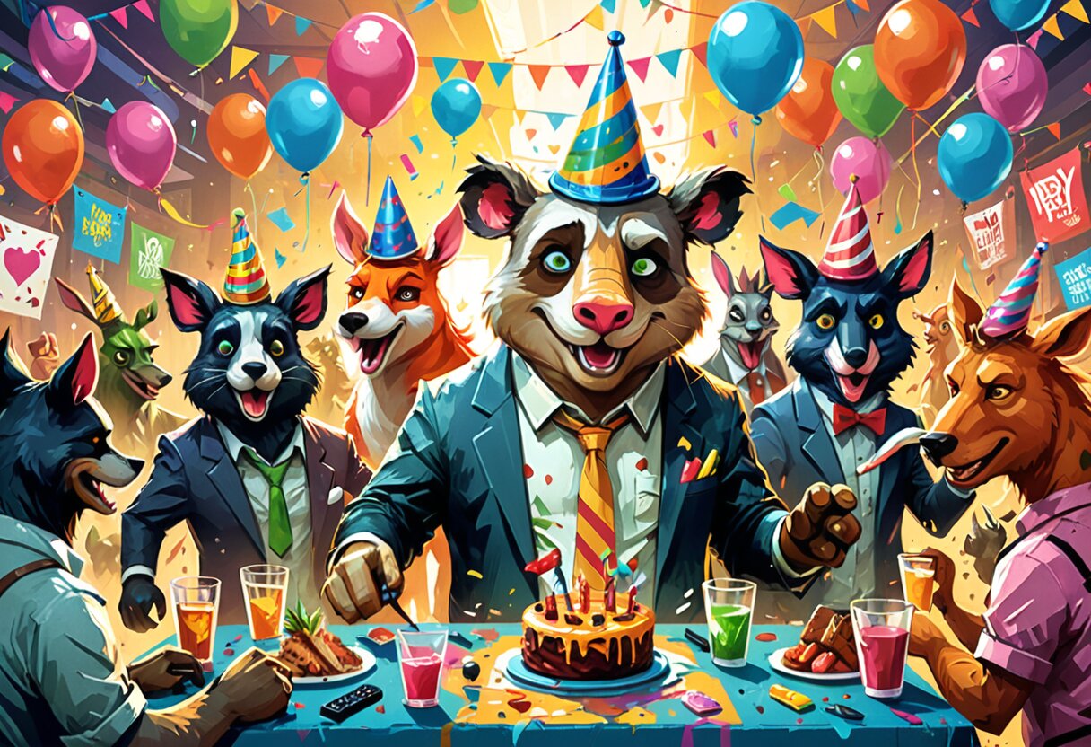 Fan-art of Party Animals