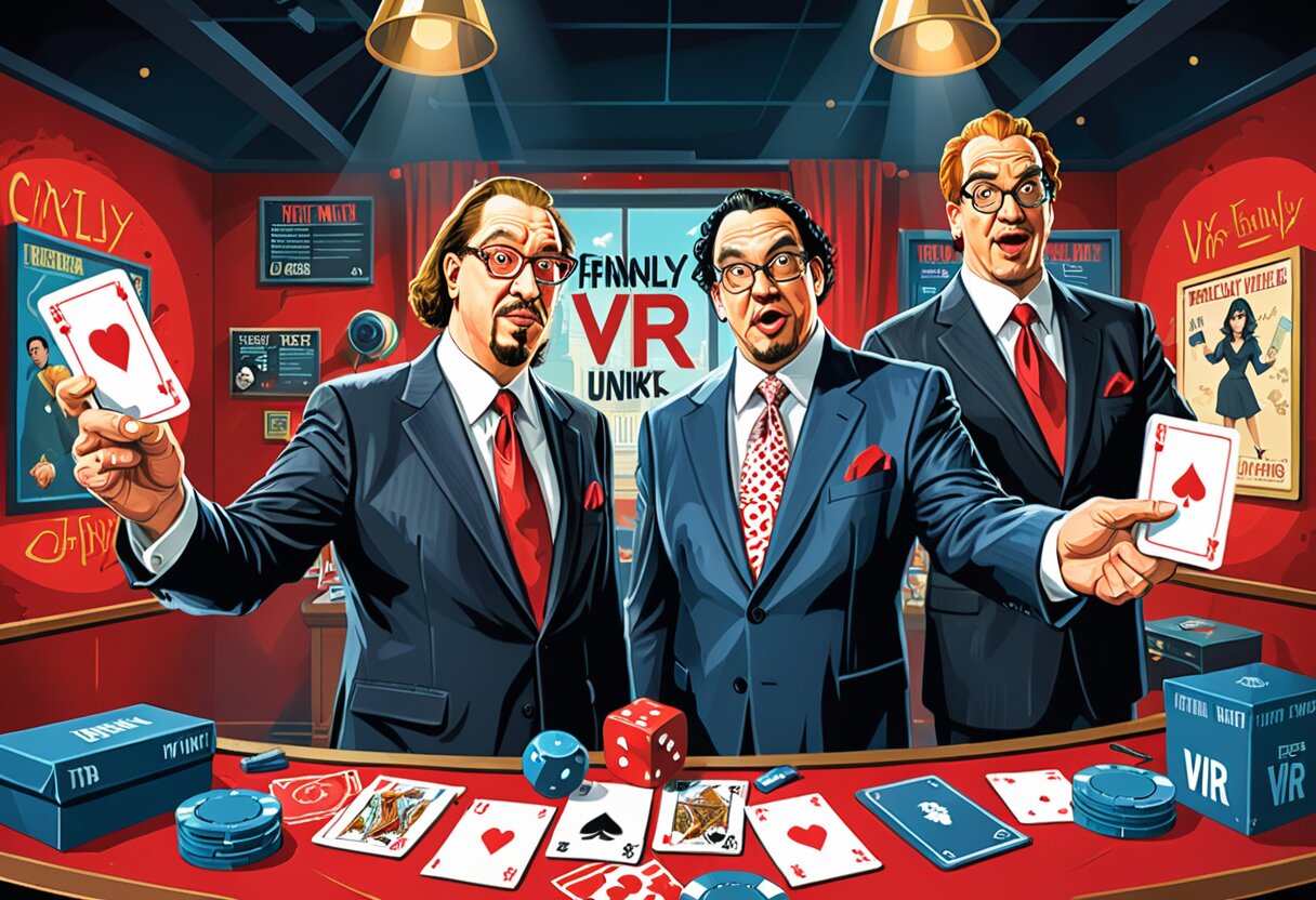 Fan-art of Penn & Teller VR: Frankly Unfair, Unkind, Unnecessary, & Underhanded