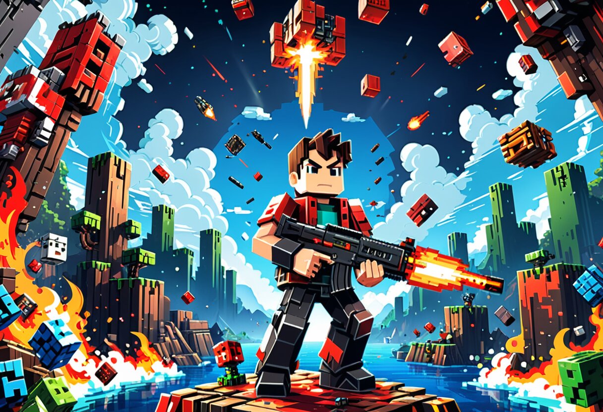 Fan-art of Pixel Gun 3D: PC Edition