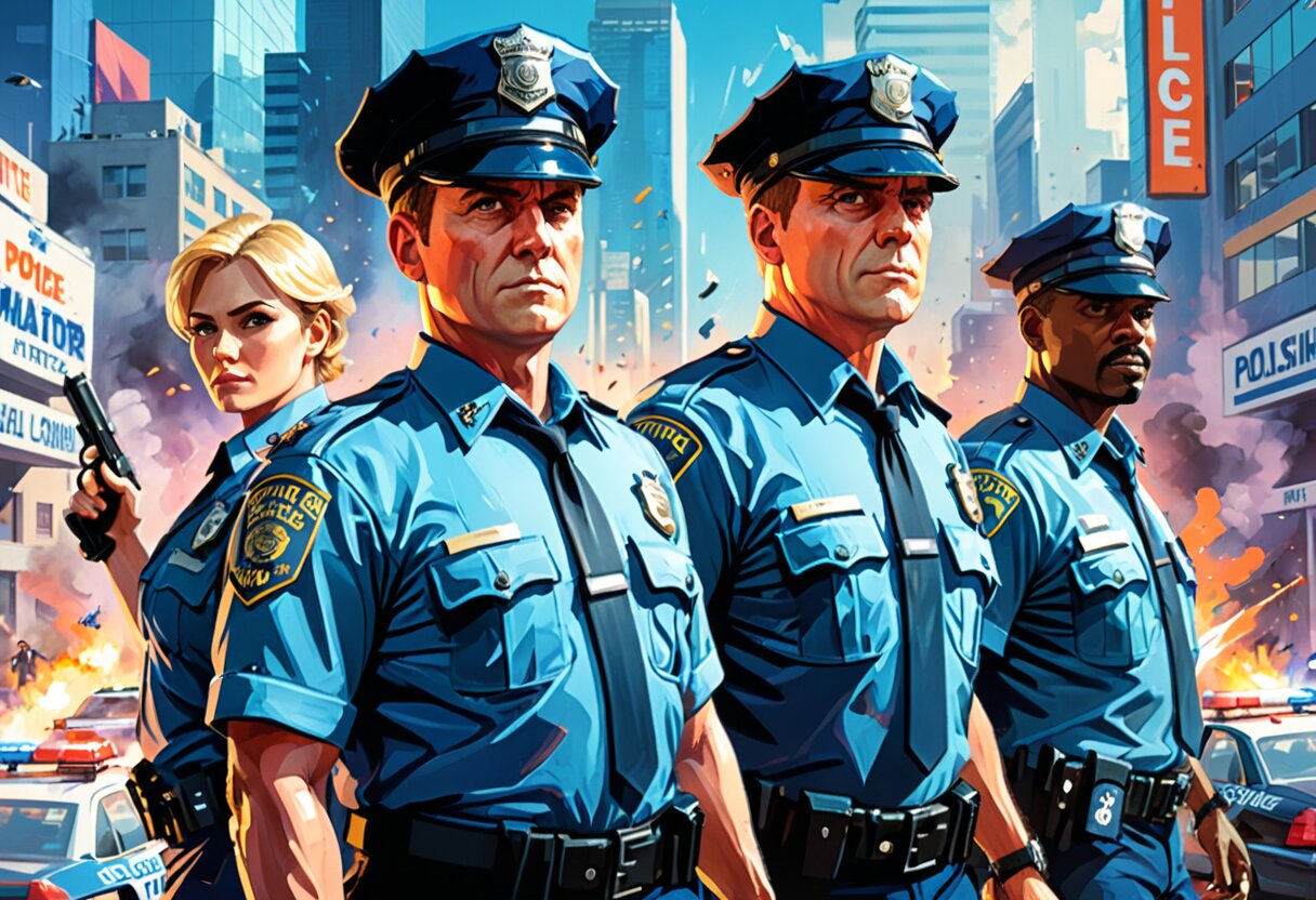 Fan-art of Police Simulator: Patrol Officers