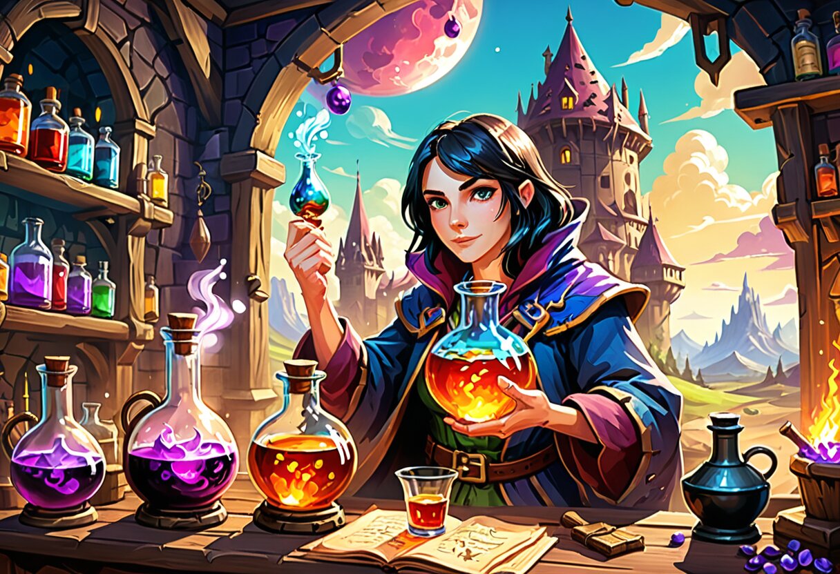 Fan-art of Potion Craft: Alchemist Simulator