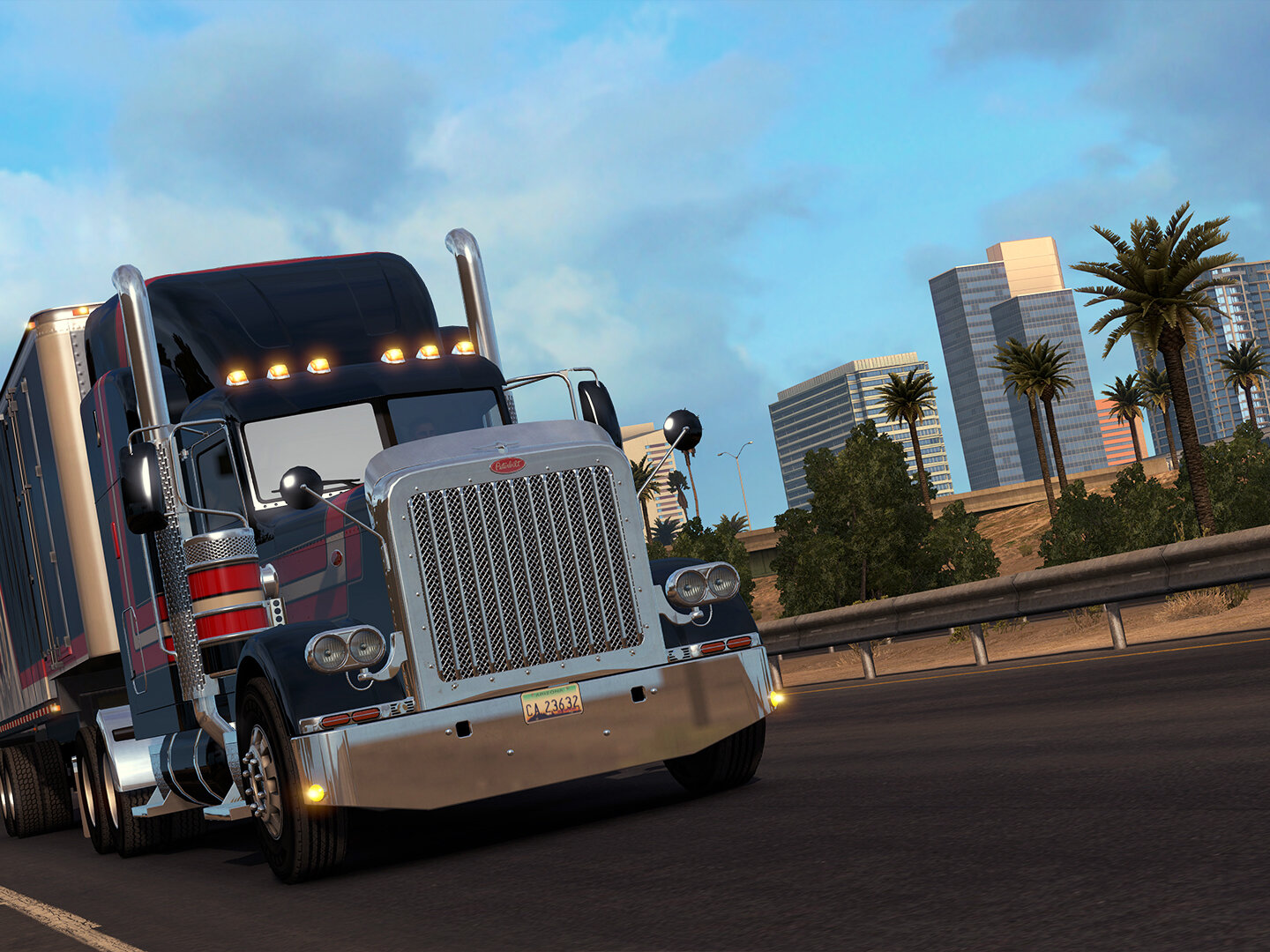 Screenshot of American Truck Simulator - JCB Equipment Pack