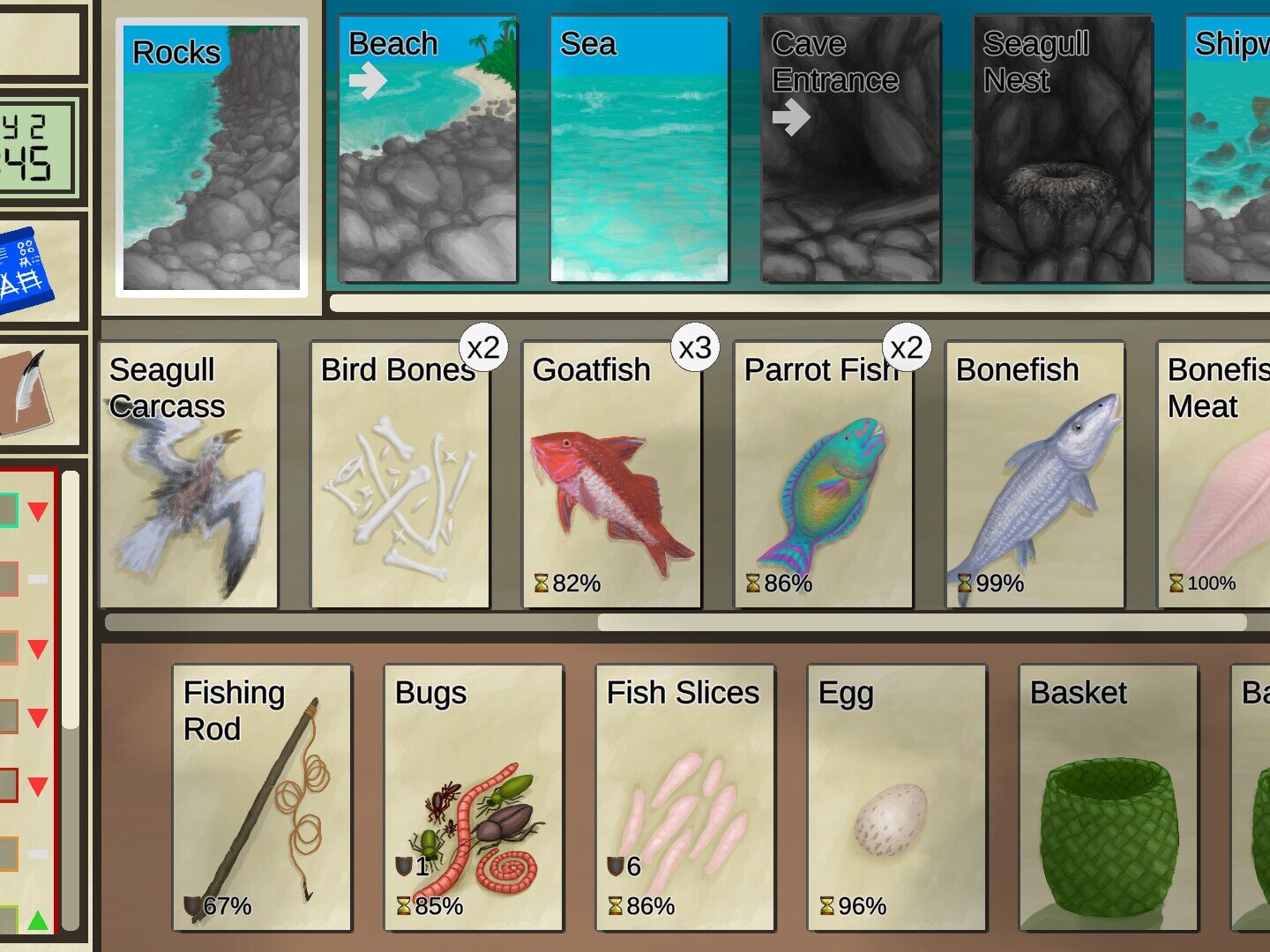 Screenshot of Card Survival: Tropical Island