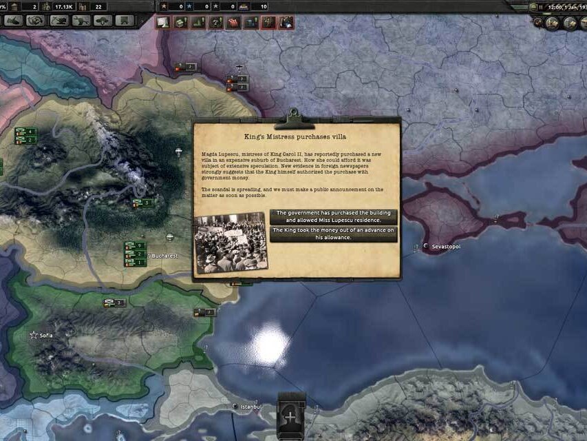 Screenshot of Expansion - Hearts of Iron IV: By Blood Alone