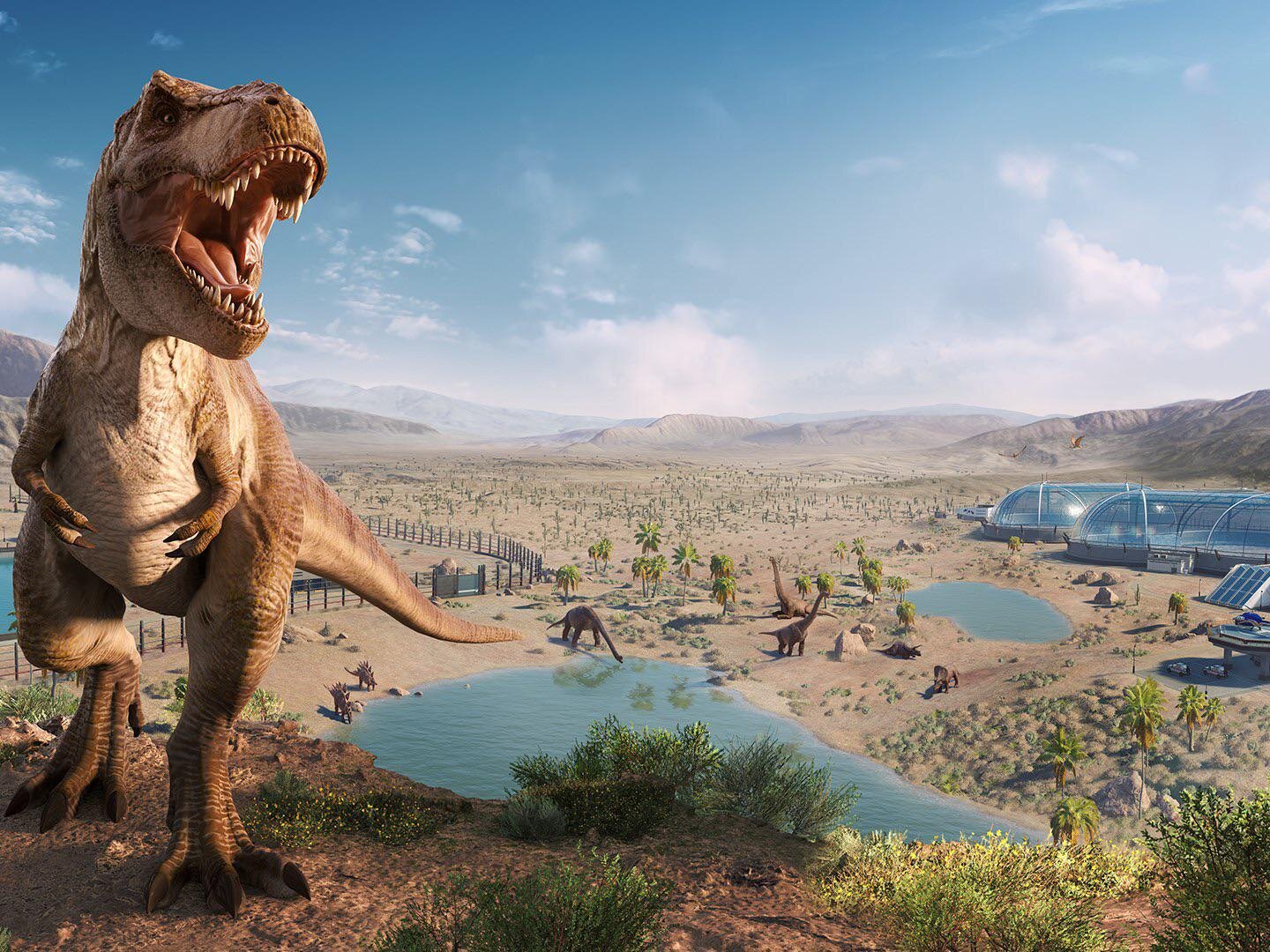 Screenshot of Jurassic World Evolution 2: Cretaceous Predator Pack