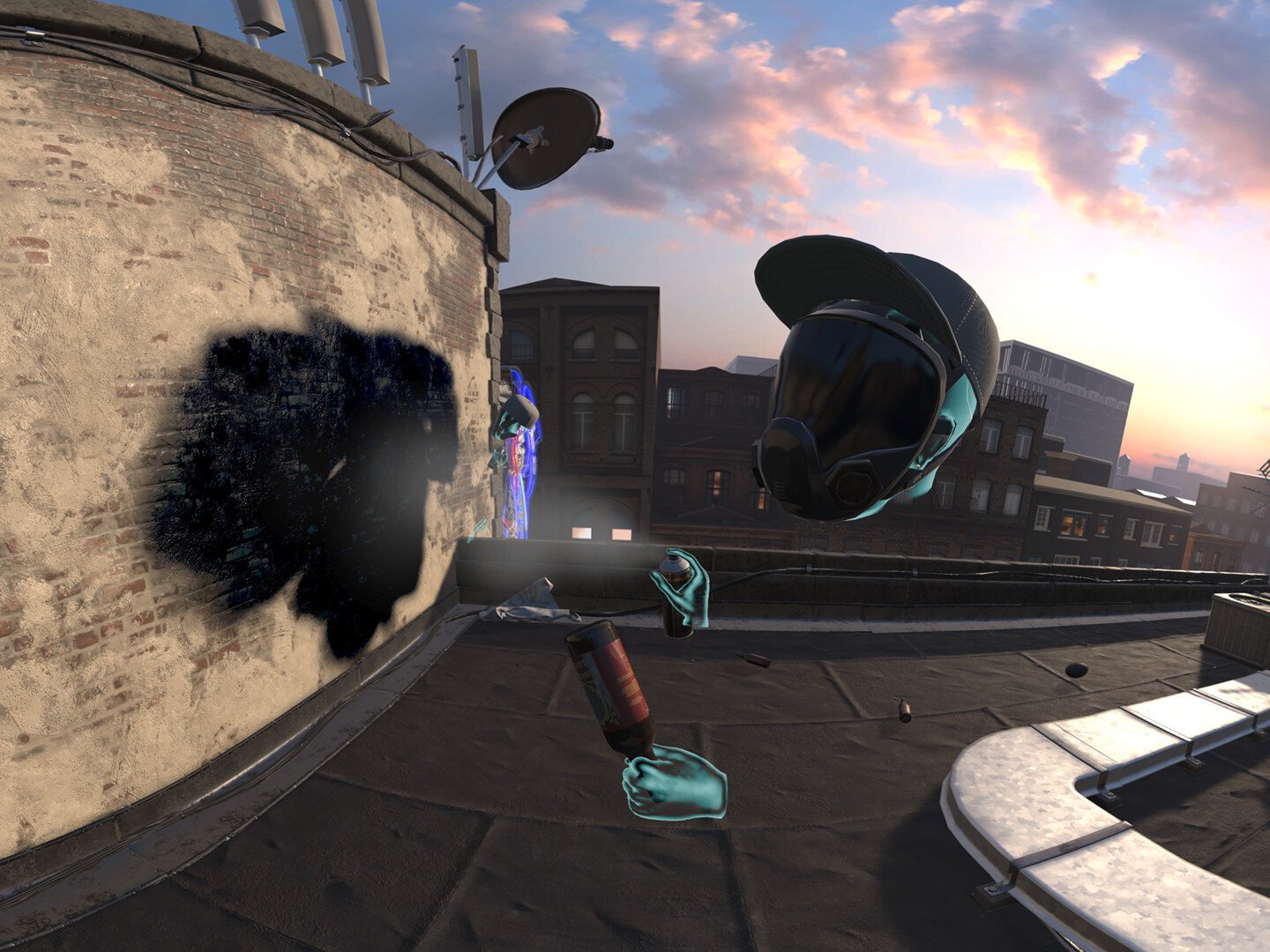 Screenshot of Kingspray Graffiti VR