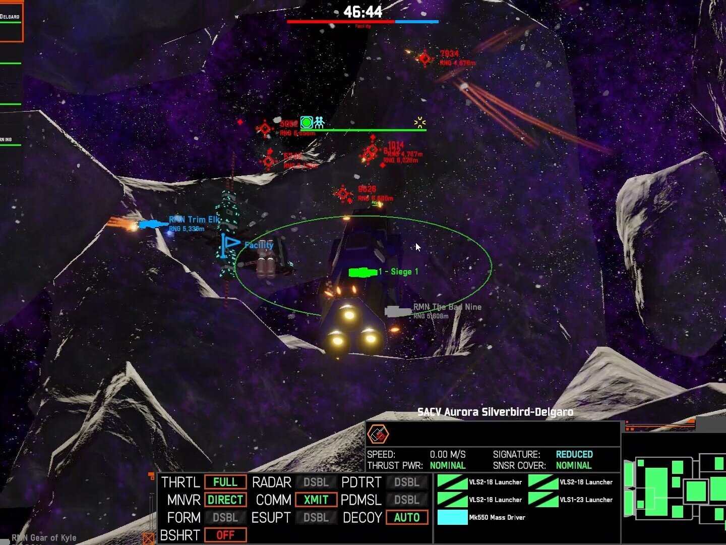 Screenshot of NEBULOUS: Fleet Command