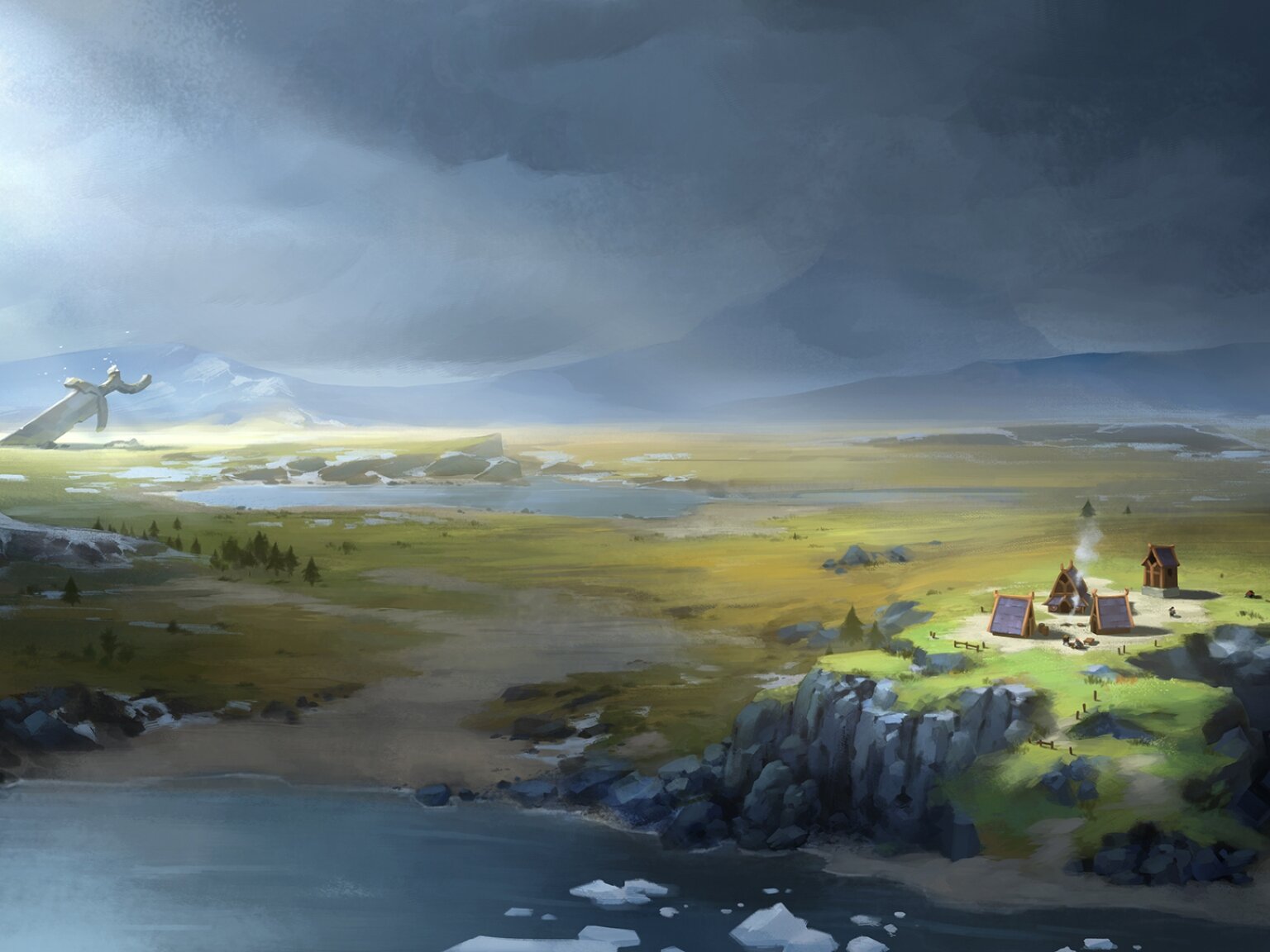 Screenshot of Northgard - Garm, Clan of the Hounds