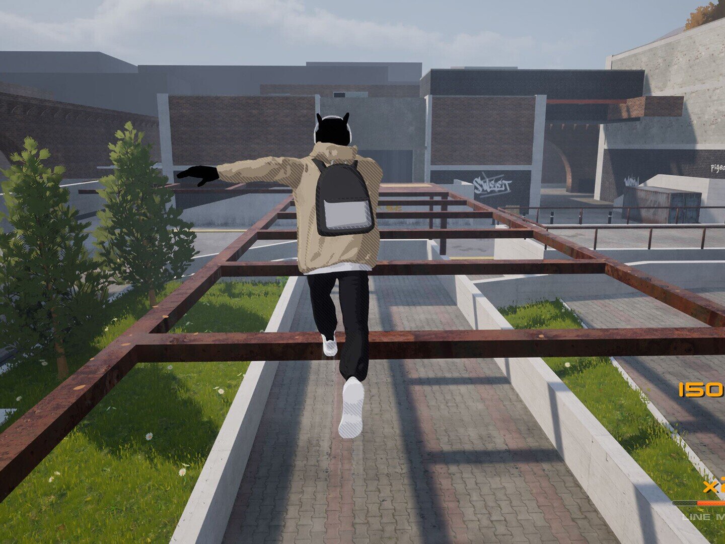 Screenshot of Rooftops & Alleys: The Parkour Game