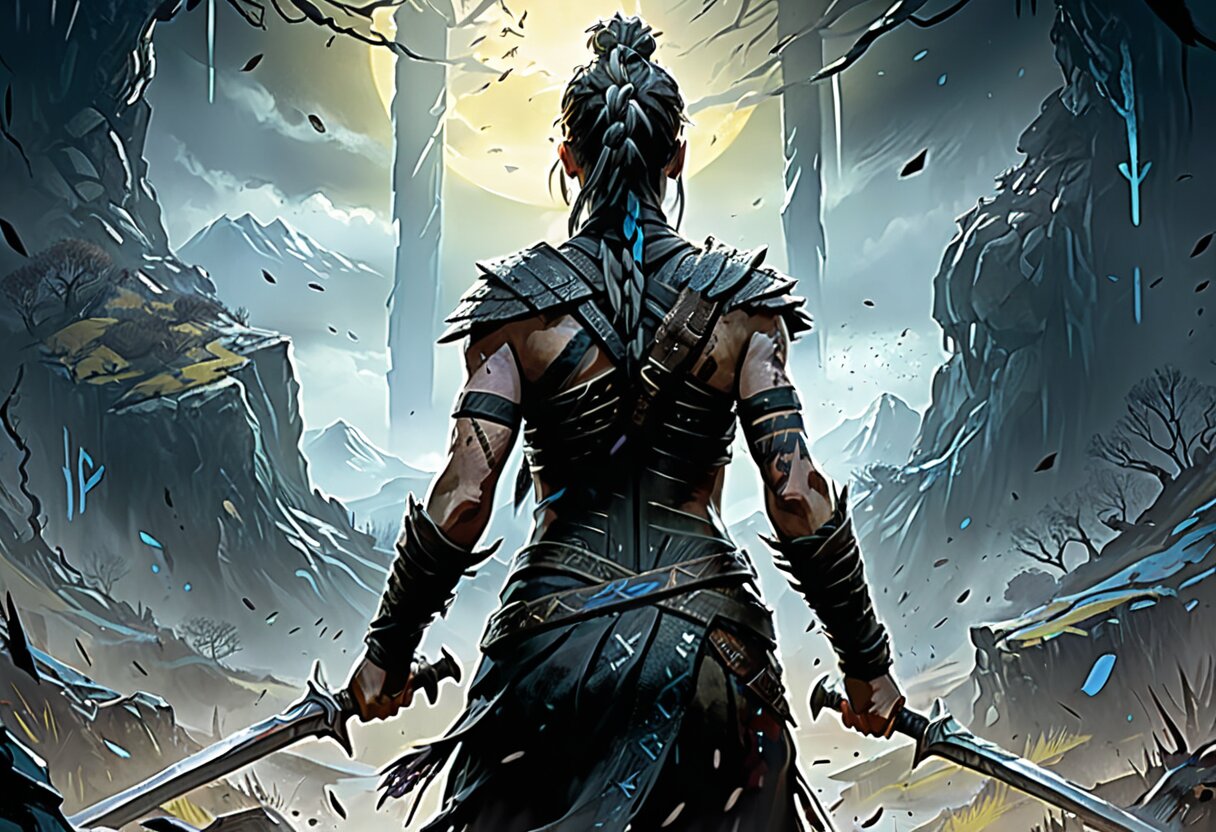 Fan-art of Senua’s Saga: Hellblade II