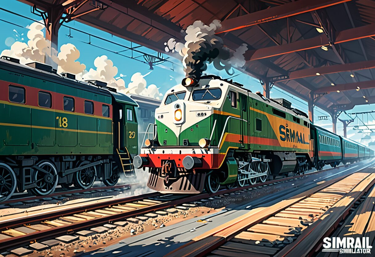 Fan-art of SimRail - The Railway Simulator