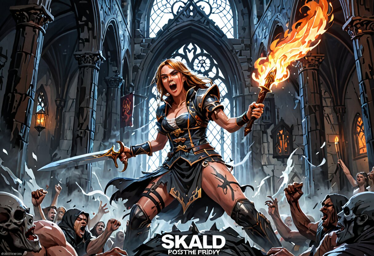 Fan-art of SKALD: Against the Black Priory