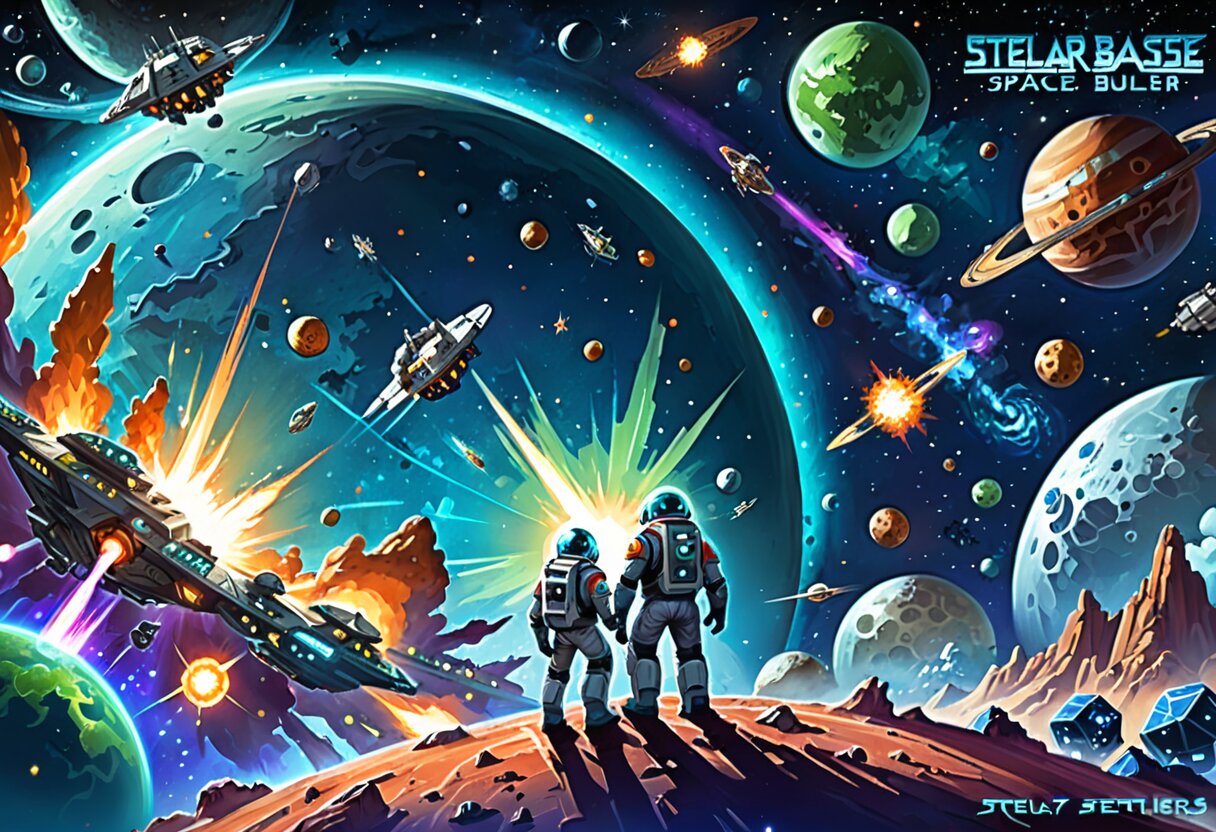 Fan-art of Stellar Settlers: Space Base Builder