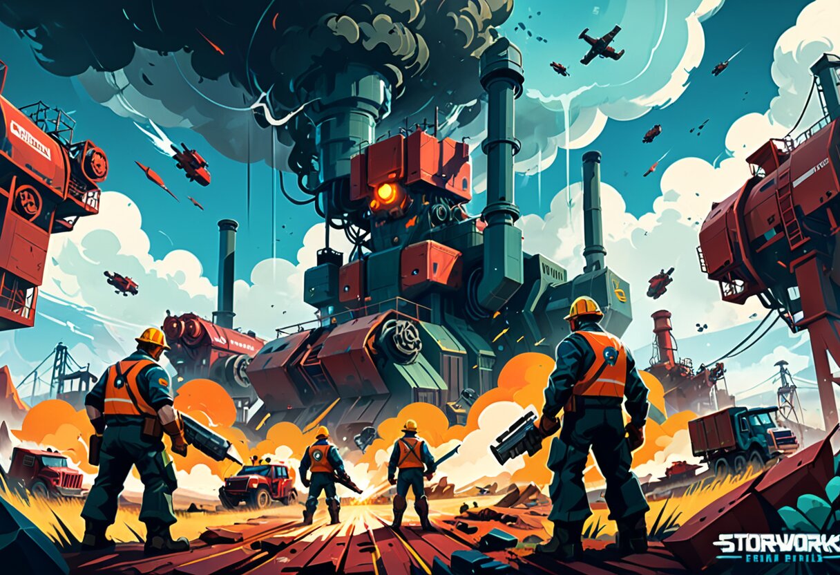 Fan-art of Stormworks: Industrial Frontier