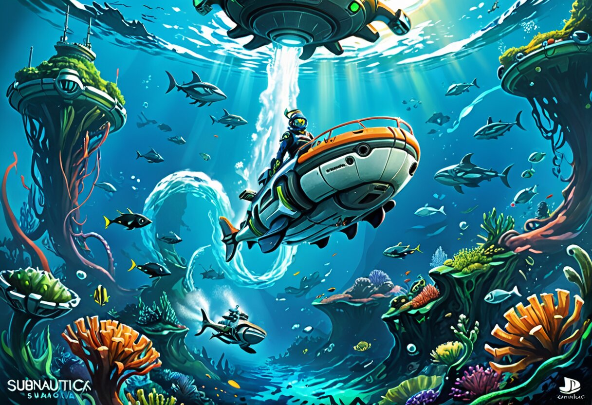 Fan-art of Subnautica