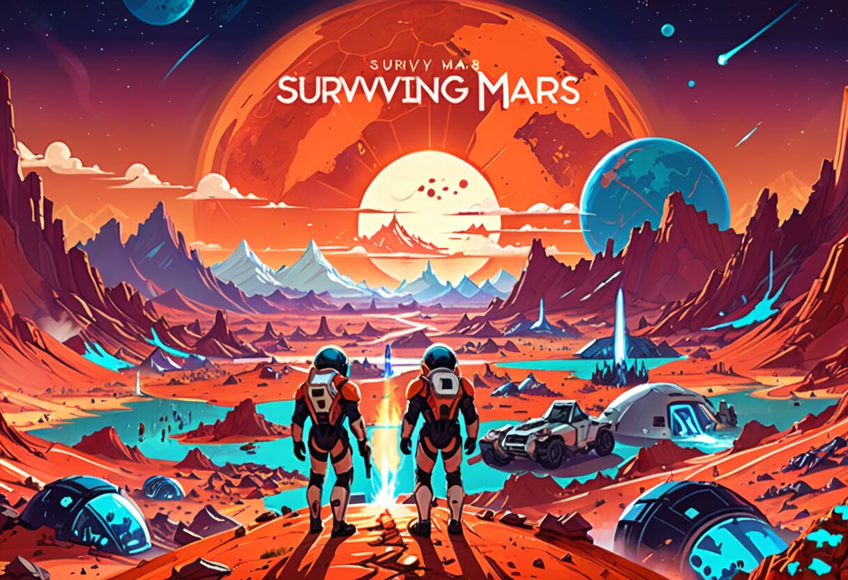 Fan-art of Surviving Mars