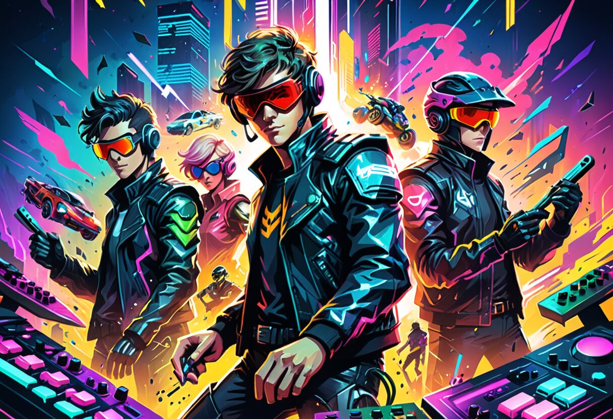 Fan-art of Synth Riders