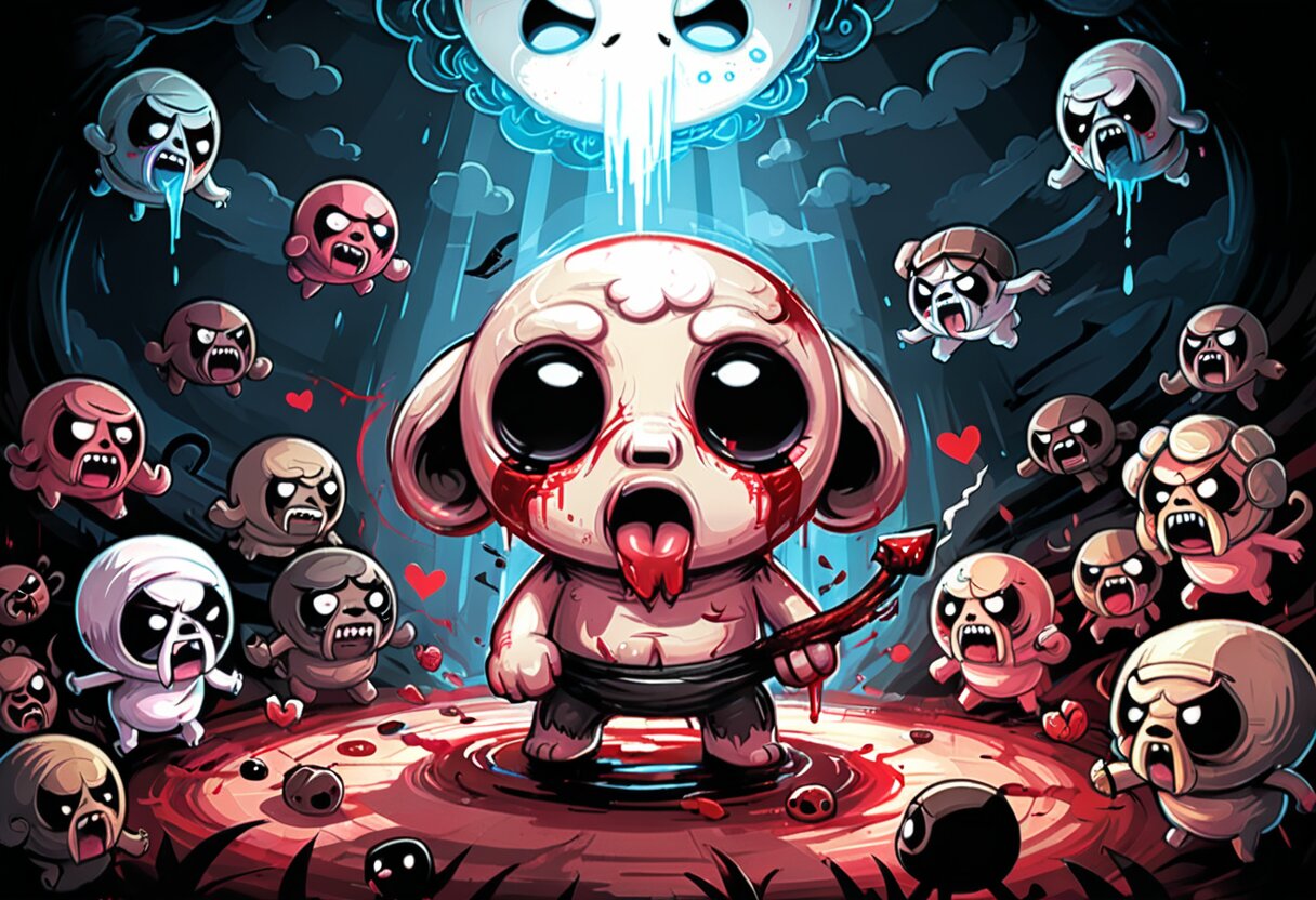 Fan-art of The Binding of Isaac: Rebirth